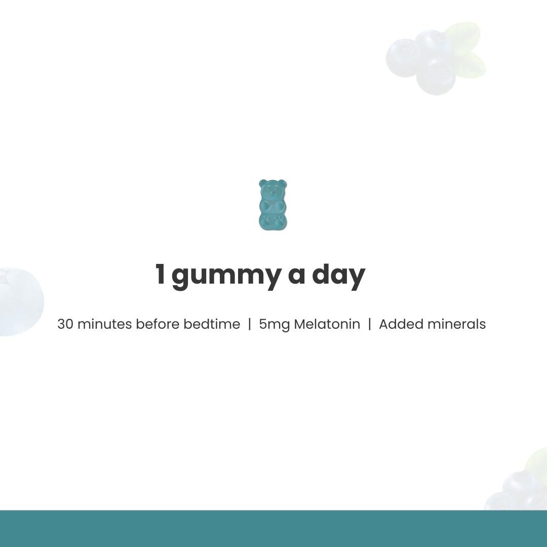 YUVA Wellness Melatonin + Ashwagandha Gummies – Sleep Easy, Wake Refreshed 🌙💤