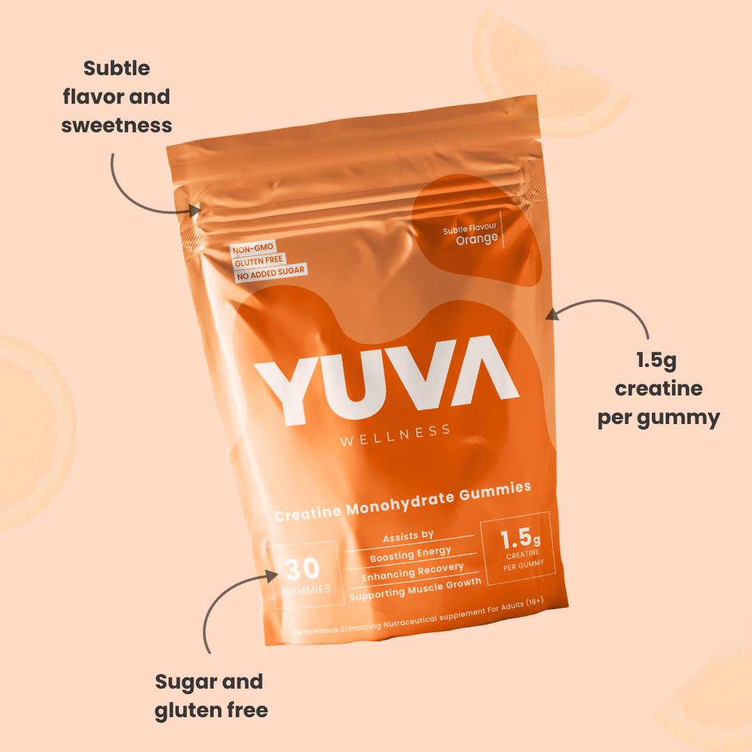 YUVA Wellness Creatine Gummies