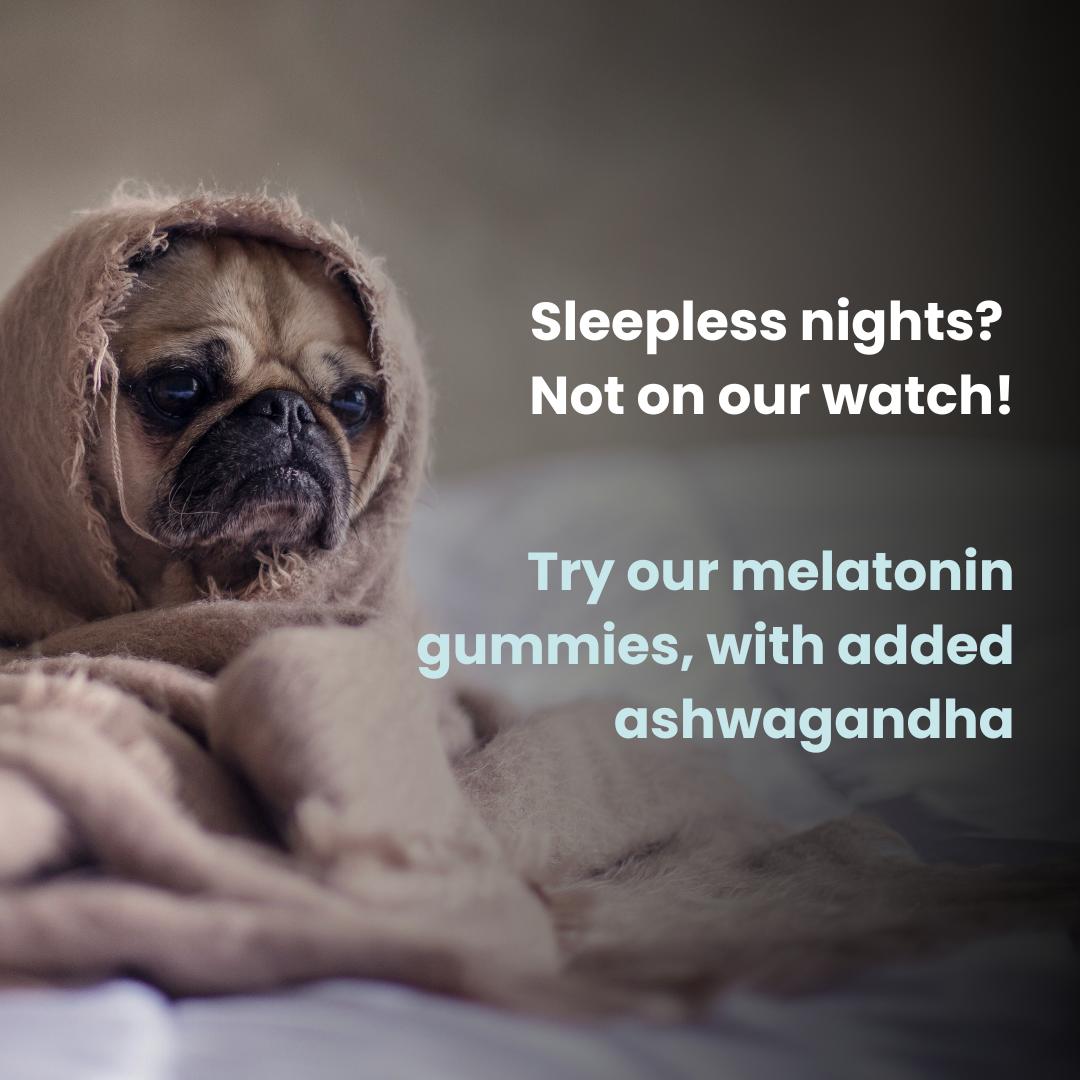 YUVA Wellness Melatonin + Ashwagandha Gummies – Sleep Easy, Wake Refreshed 🌙💤